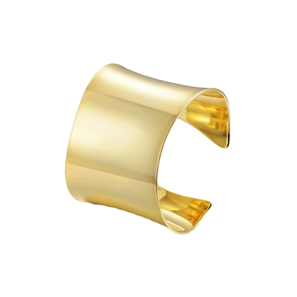 Charvi Glossy Arm Cuff - Gold [RBV1JPET]