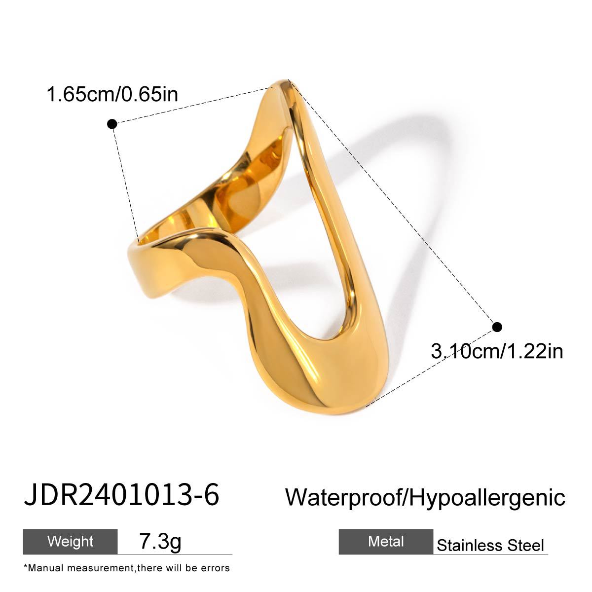 Beau Sleek Geometric Ring - 6 [ZZOXWSZ5]