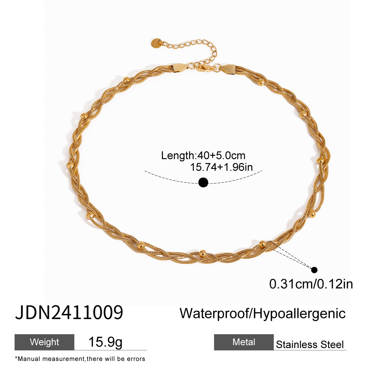Emmanuela Clover Charm Necklace - Option JDN2411009 [0XNUEIVE]