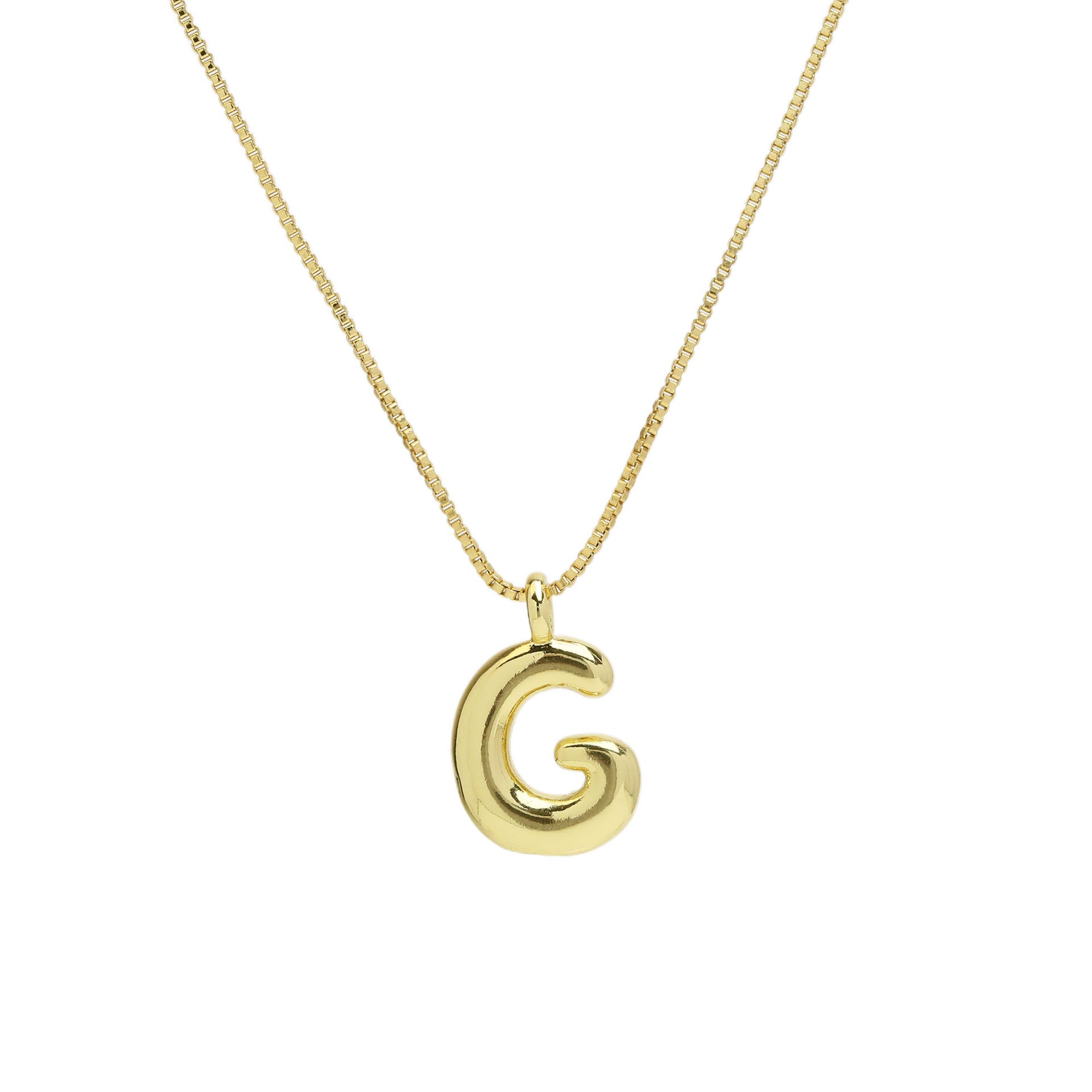 Odalys Gold Initial Pendant - Necklace G [ZZBO0Z7W]