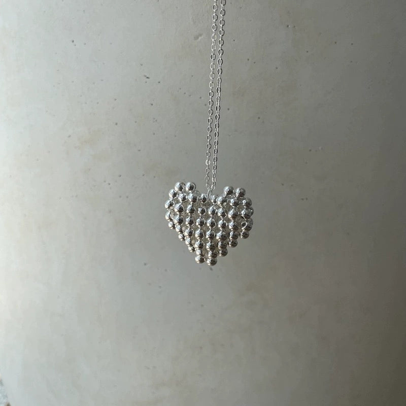 Makaela Elegant Heart Necklace - Chain Copper Heart Pendant [77HNEE9V]