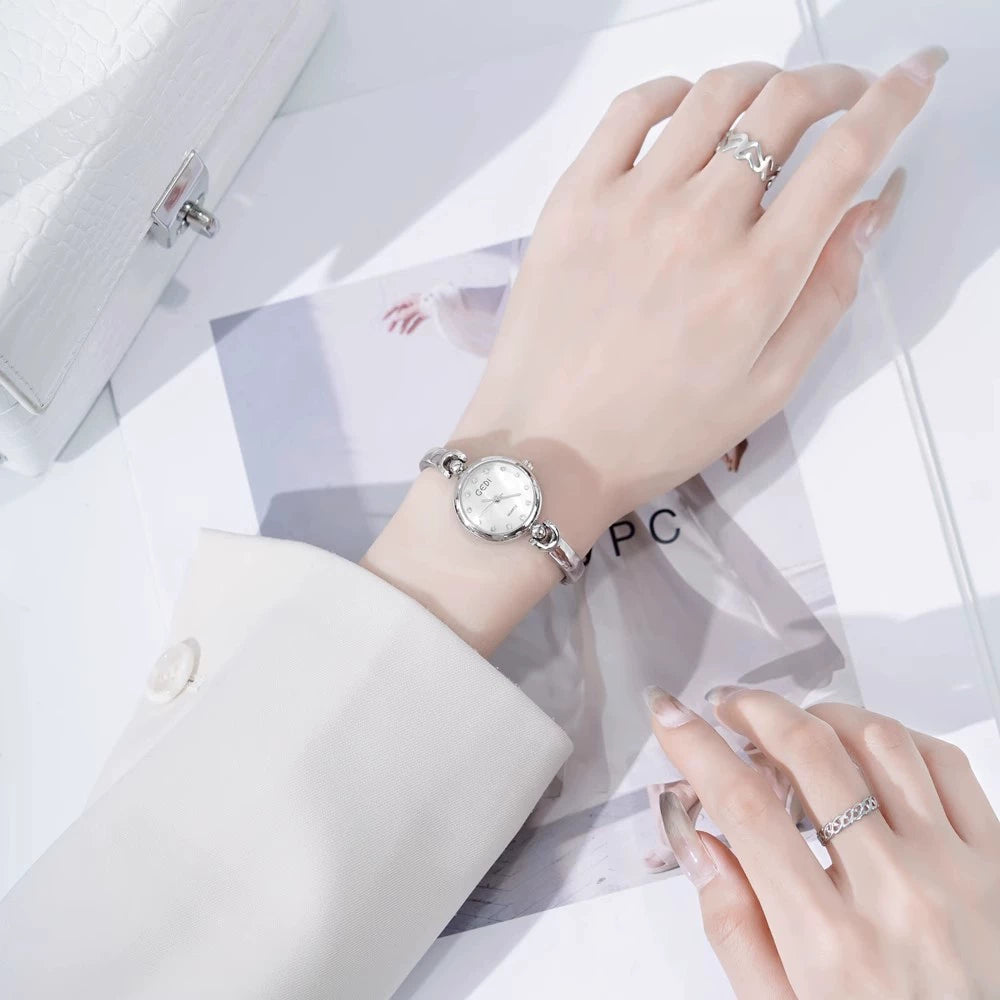 Shayne Dainty Link Watch - Minimalist White [SBSSH347]