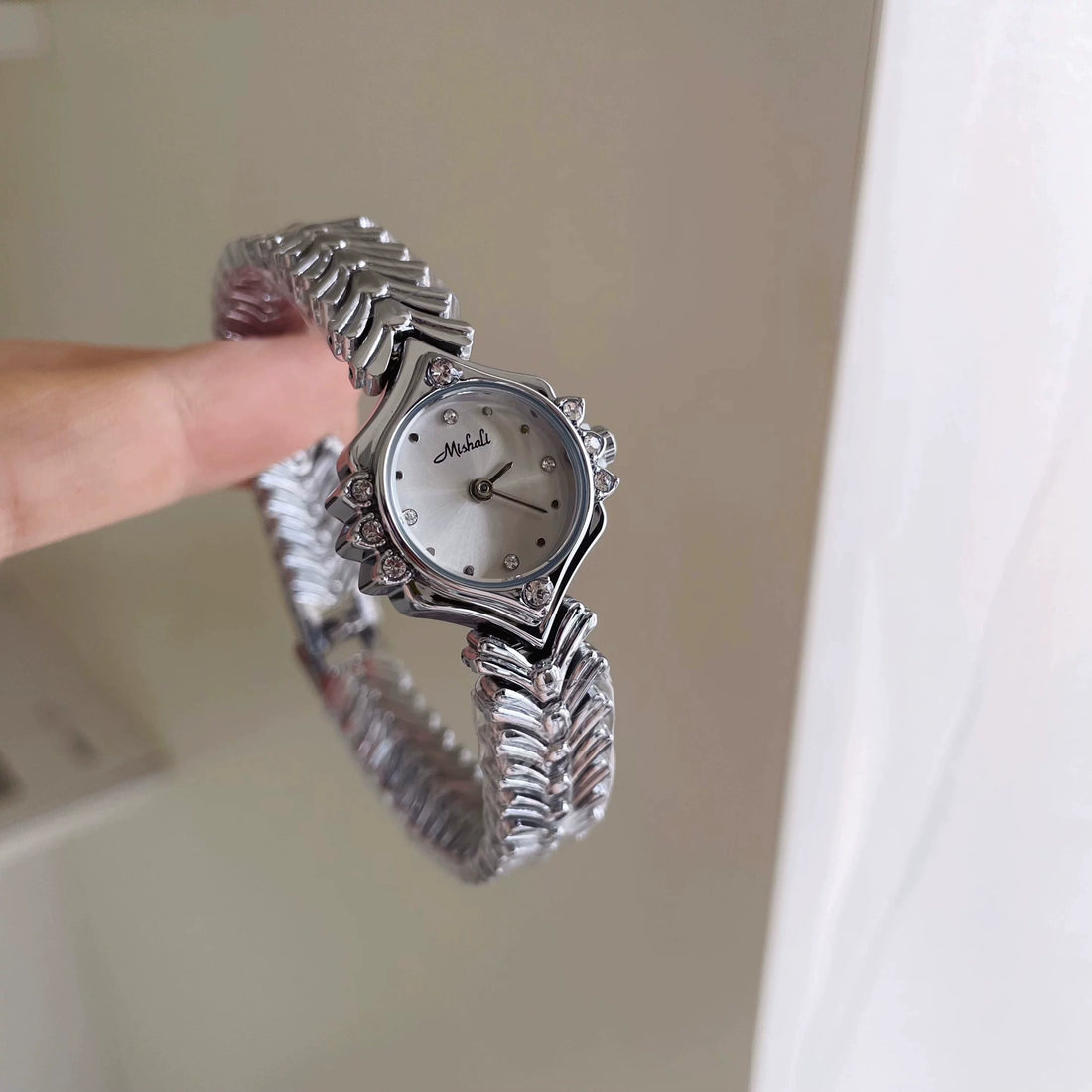 Leigha Diamond Bracelet Watch - Gold Case Black Face [LKBAKUCF]