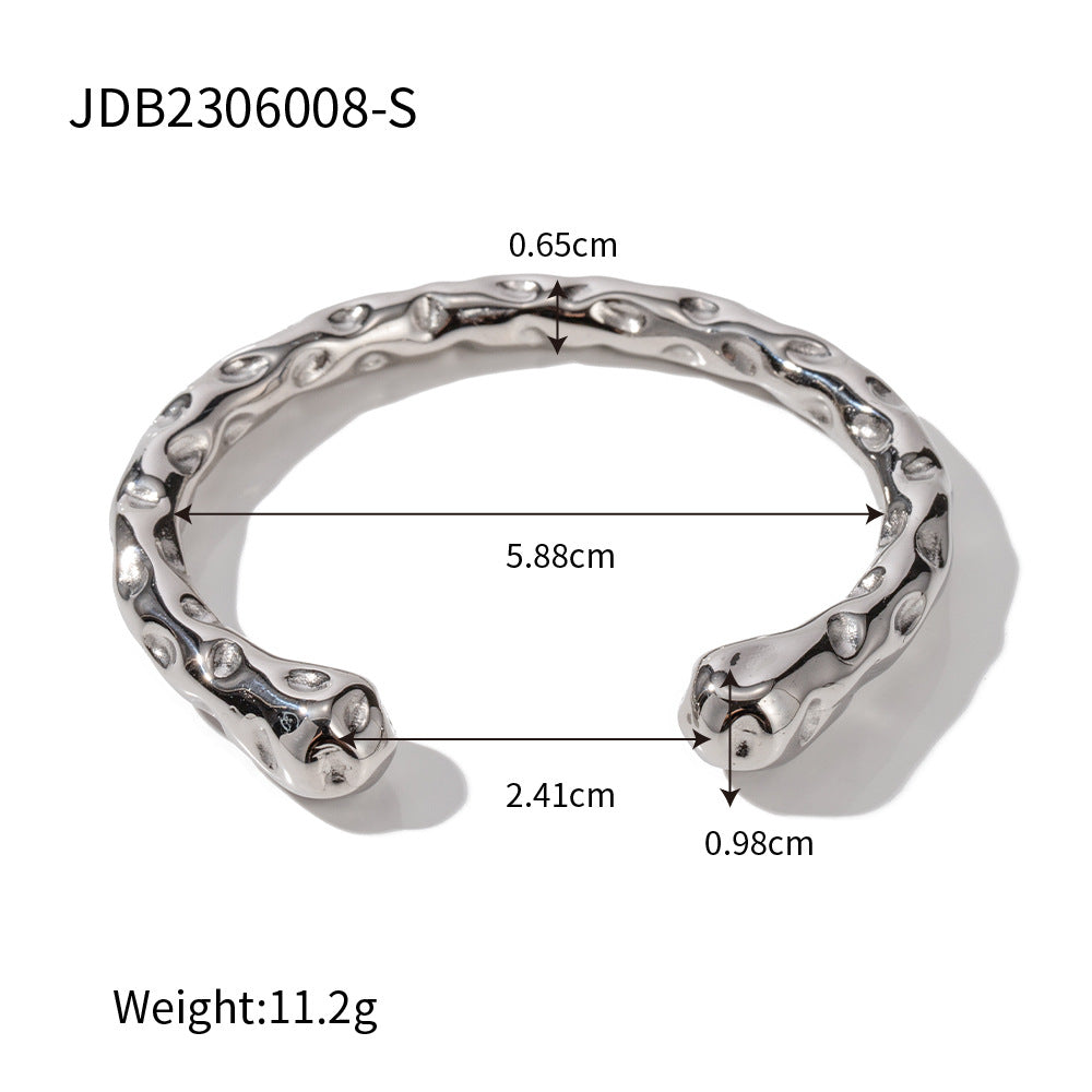 Zarina Minimalist Cuff Bracelet - JDB2306008-S [Q1VOCEYC]