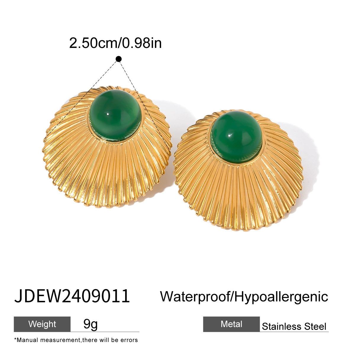 Kamira Medieval Agate Earrings - JDEW2409011 [FCMISJ6I]