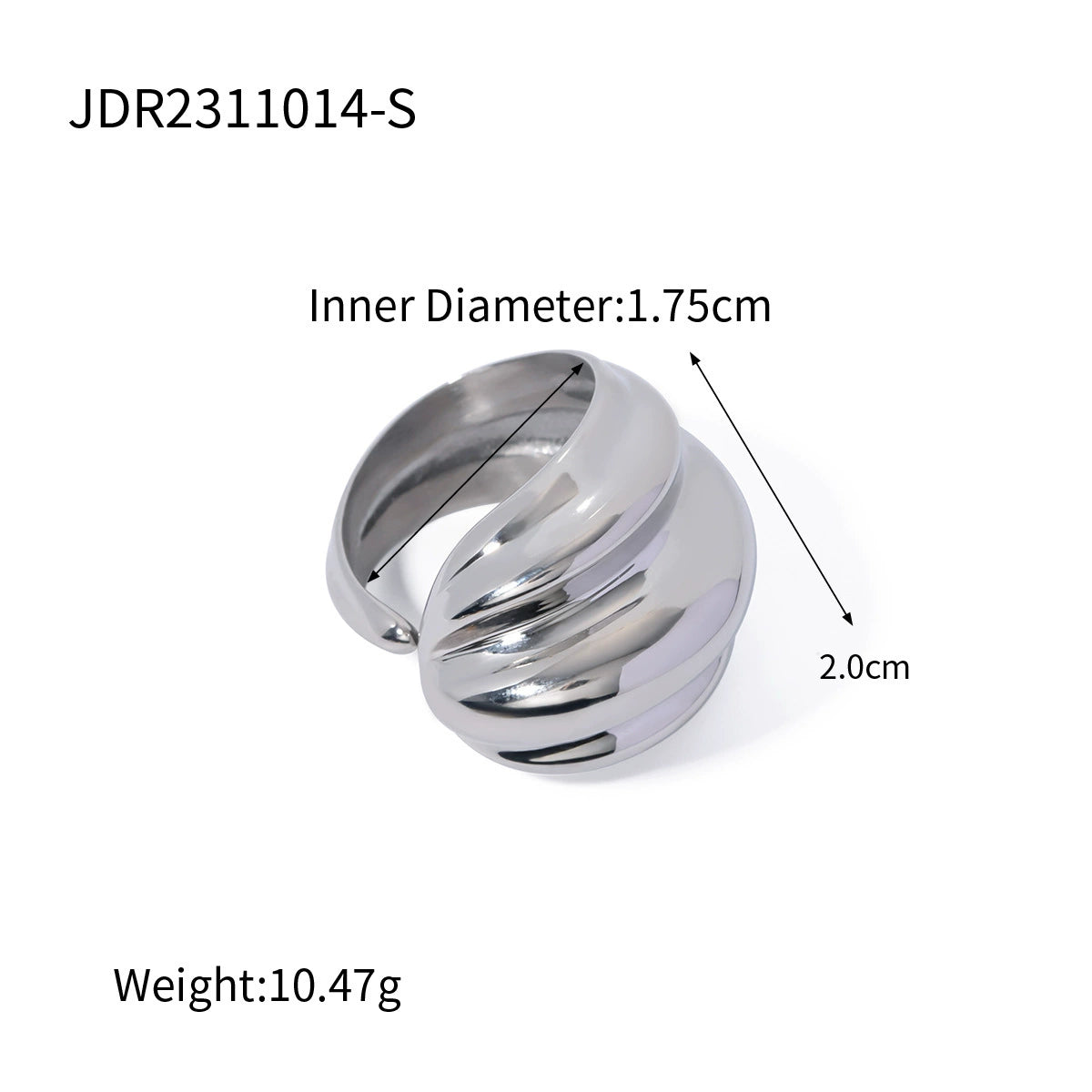 Elaine Minimalist Band Ring - JDR2311014-S [L2SUIUX1]