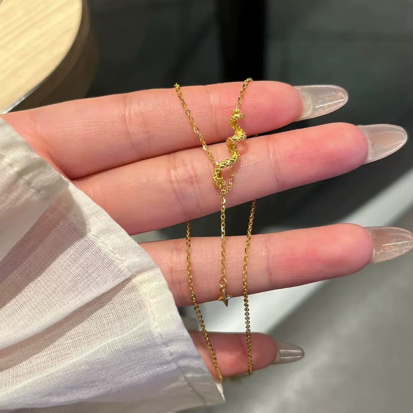 Serayah Golden Serpent Necklace - Serpent Necklace