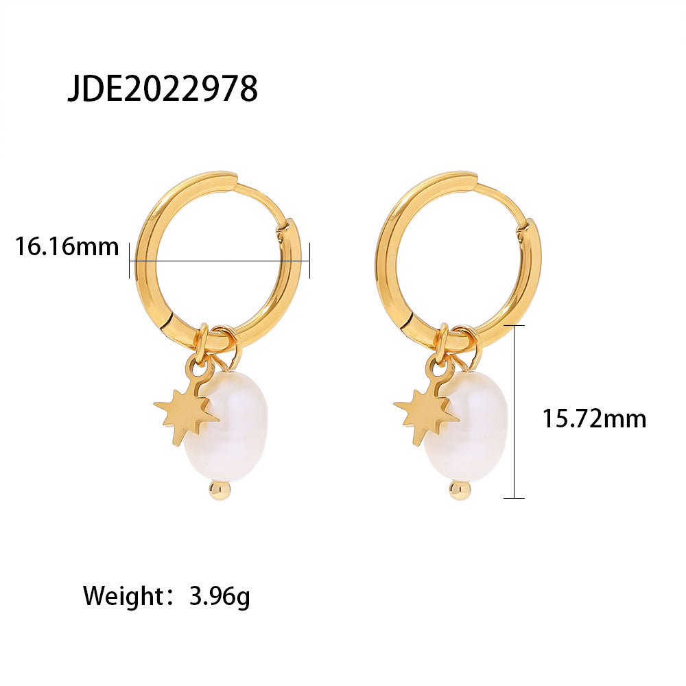 Sharlotte Freshwater Pearl Hoops - JDE2022978 [XRMDLZZA]