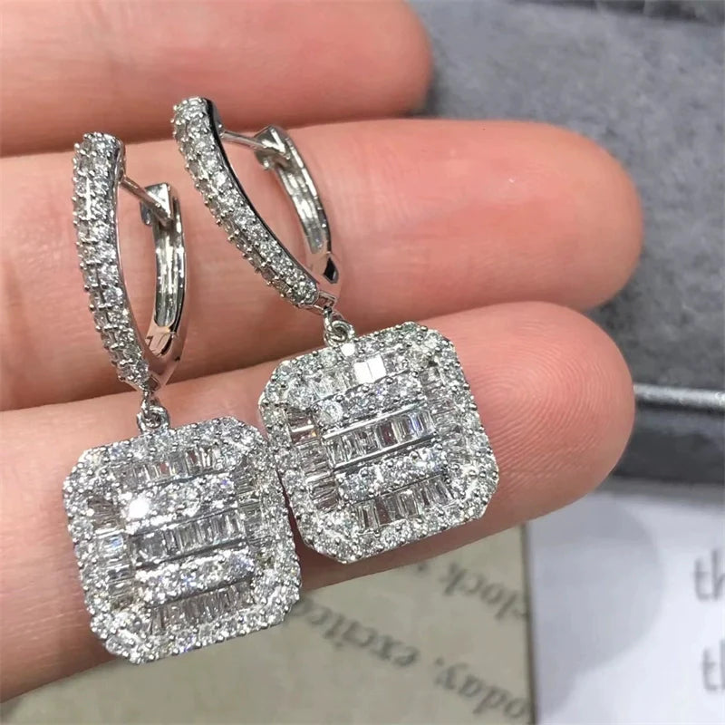 Saray Sparkling Crystal Earrings - Style One