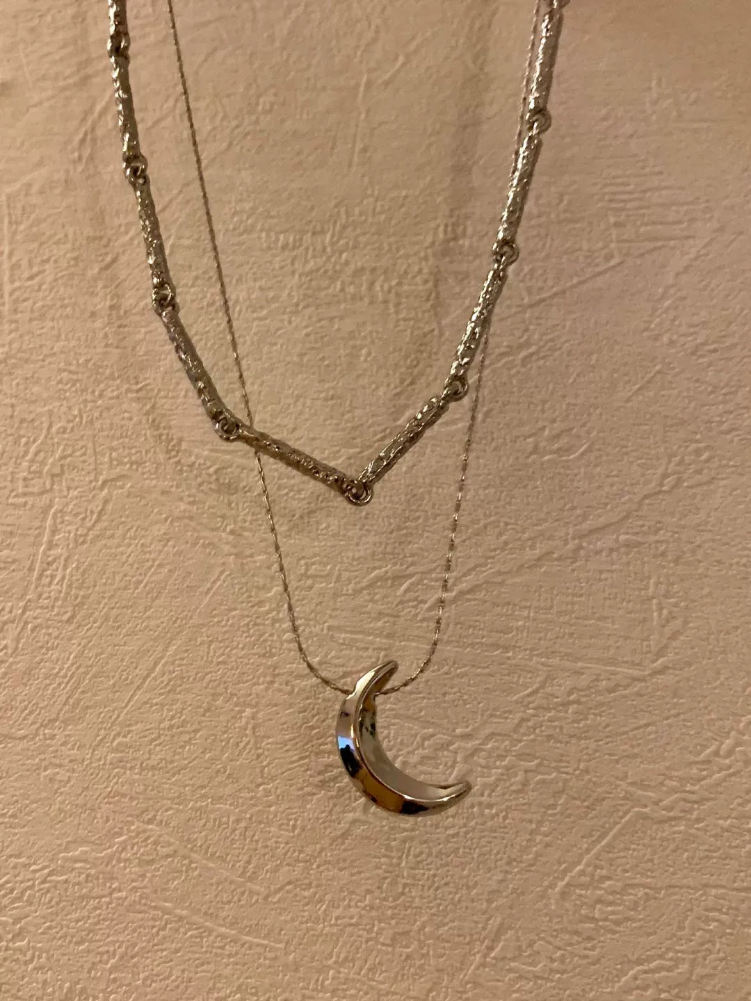 Merida Celestial Layered Necklace - Moon Double-layer Necklace
