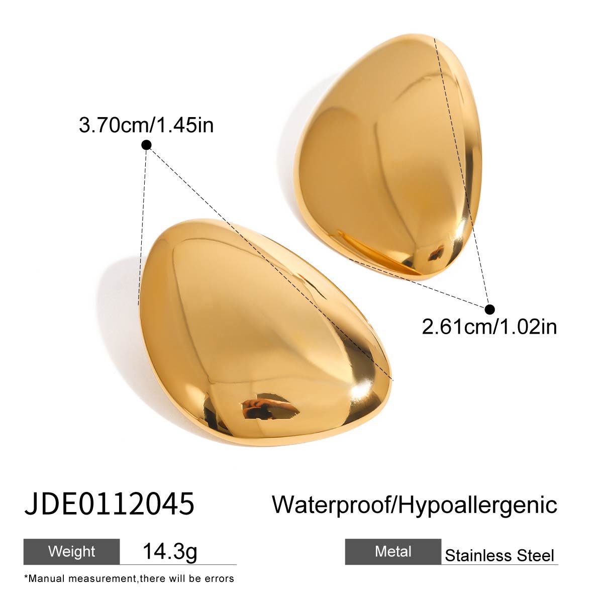 Ruth Sleek Pyramid Studs - JDE0112045 [PW9XM57B]