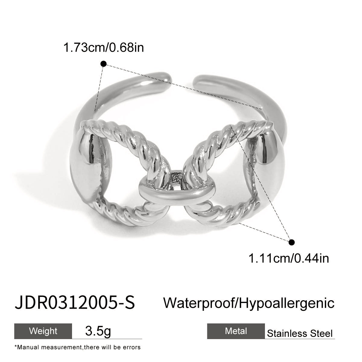Marceline Stackable Geometric Rings - JDR0312005-S [6TVZ8KGM]