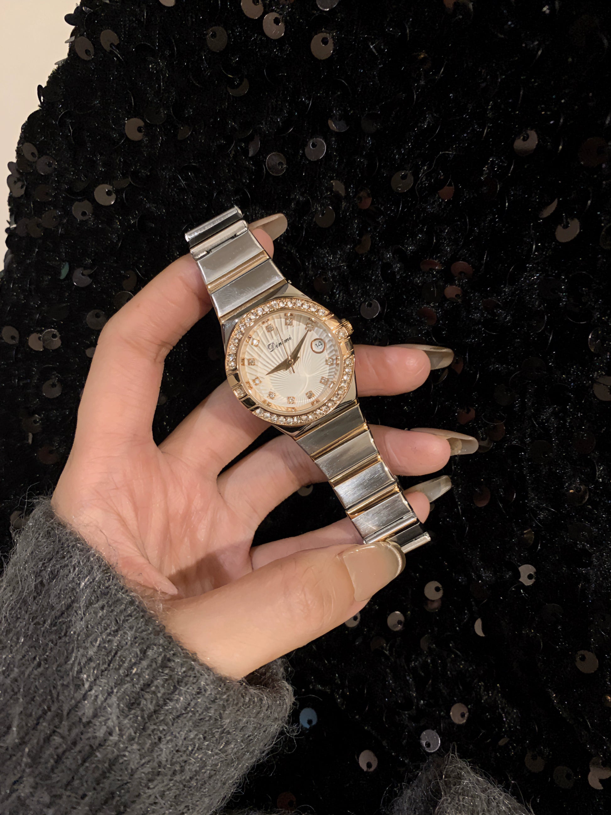 Maryam Elegant Diamond Watch - Rose Gold [G3FL32U3]
