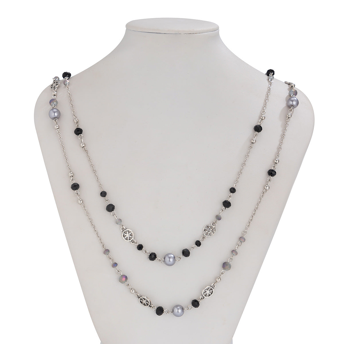 Lenore Layered Pearl Tassel Necklace - Style 3 [UT0AQVLV]
