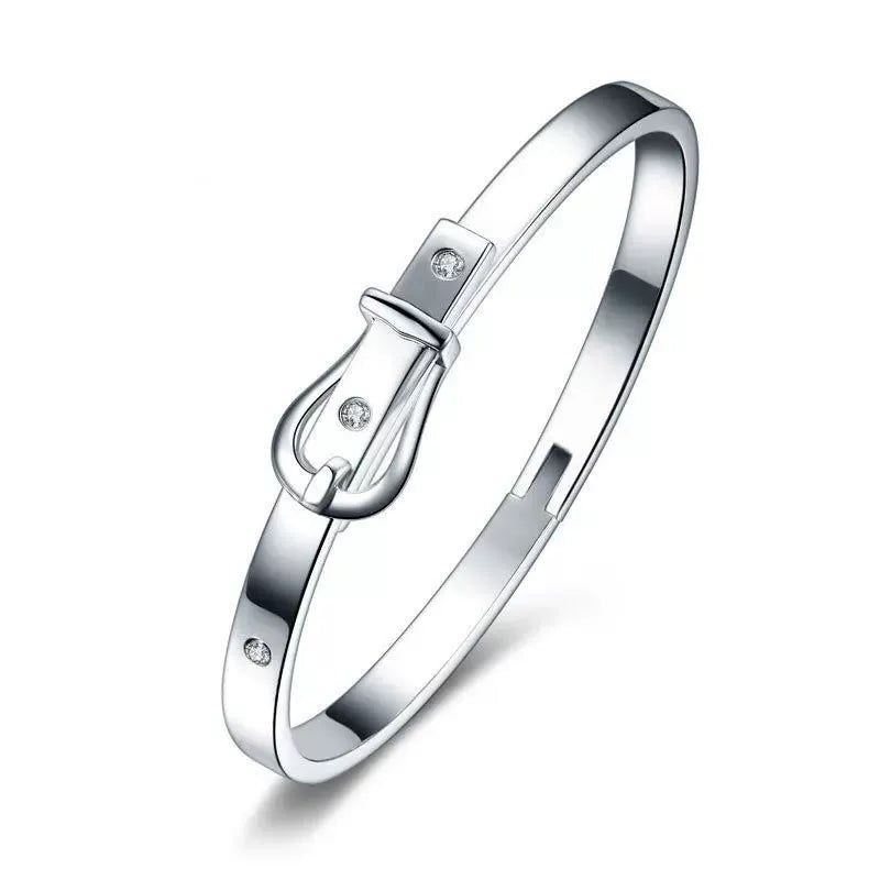 Blayke Sterling Zircon Bracelet - YJZ03-S-Z