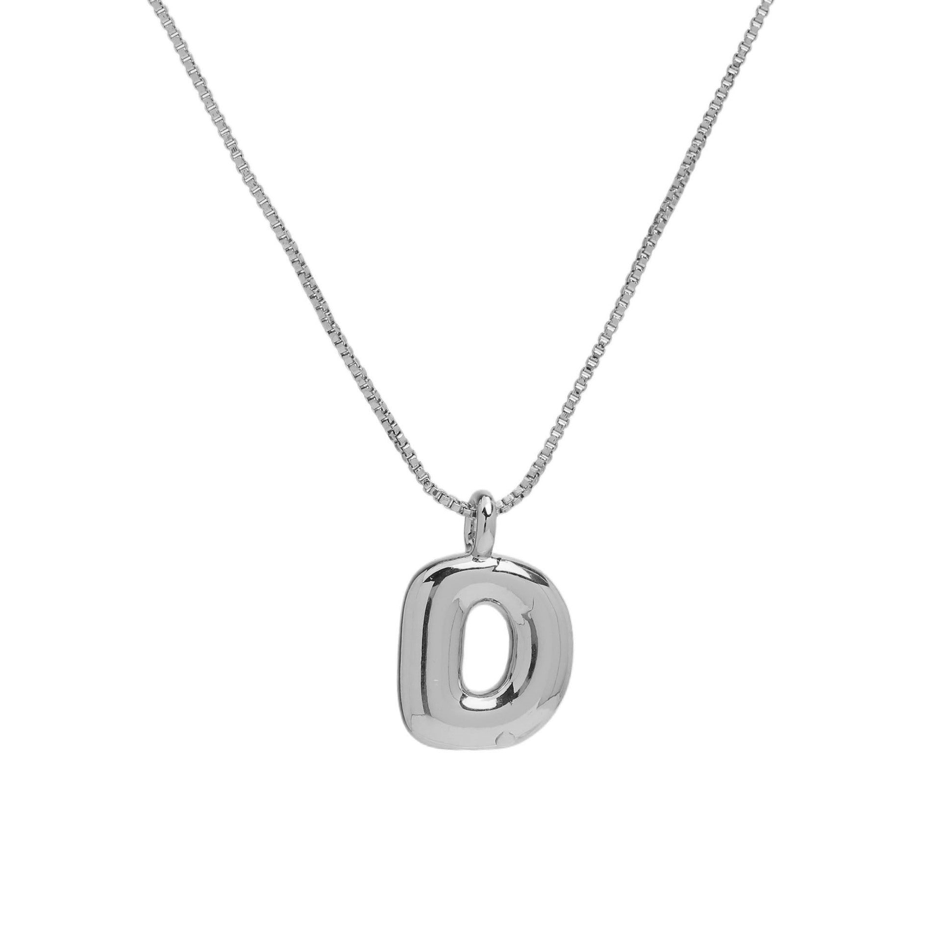 Jesenia Bubble Initial Necklace - Letter D [IRD8EADL]