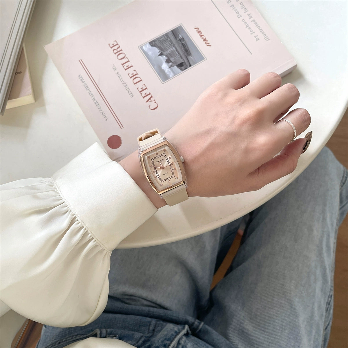 Nalaya Modern Barrel Watch - Khaki [0K9246OL]