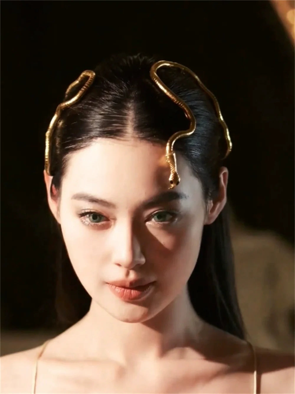 Emmerie Coiled Serpent Versatile Accessory - Gold