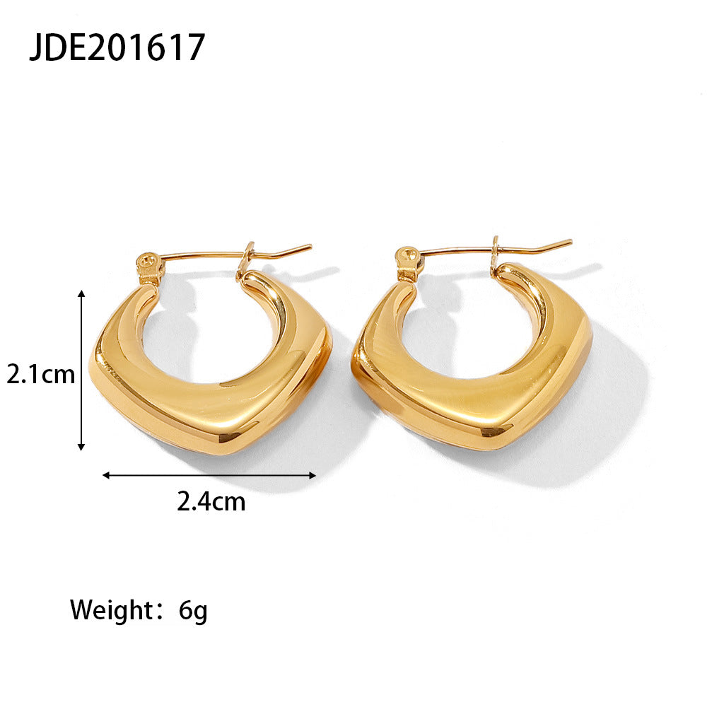 Adelynne Gold Irregular Earrings - JDE201617 [2QRC69N7]