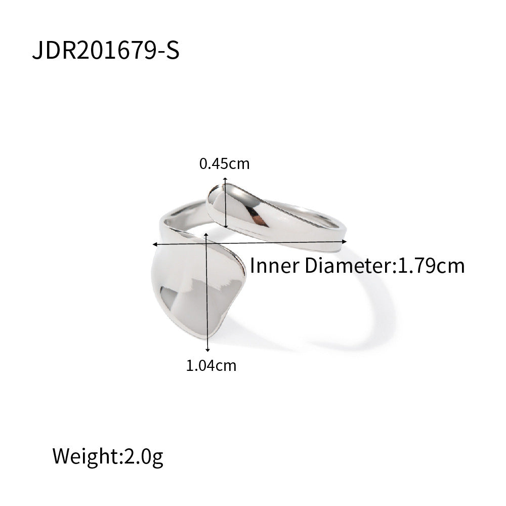 Joselyn Irregular Open Ring - JDR201679-S [LX1MSTHZ]