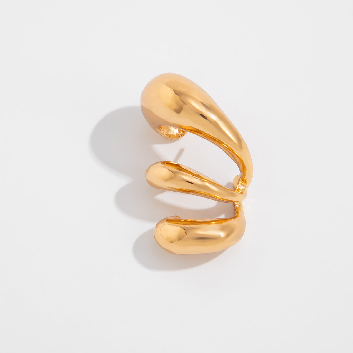 Shana Sculptural Ear Cuffs - Gold [AFVYNET4]
