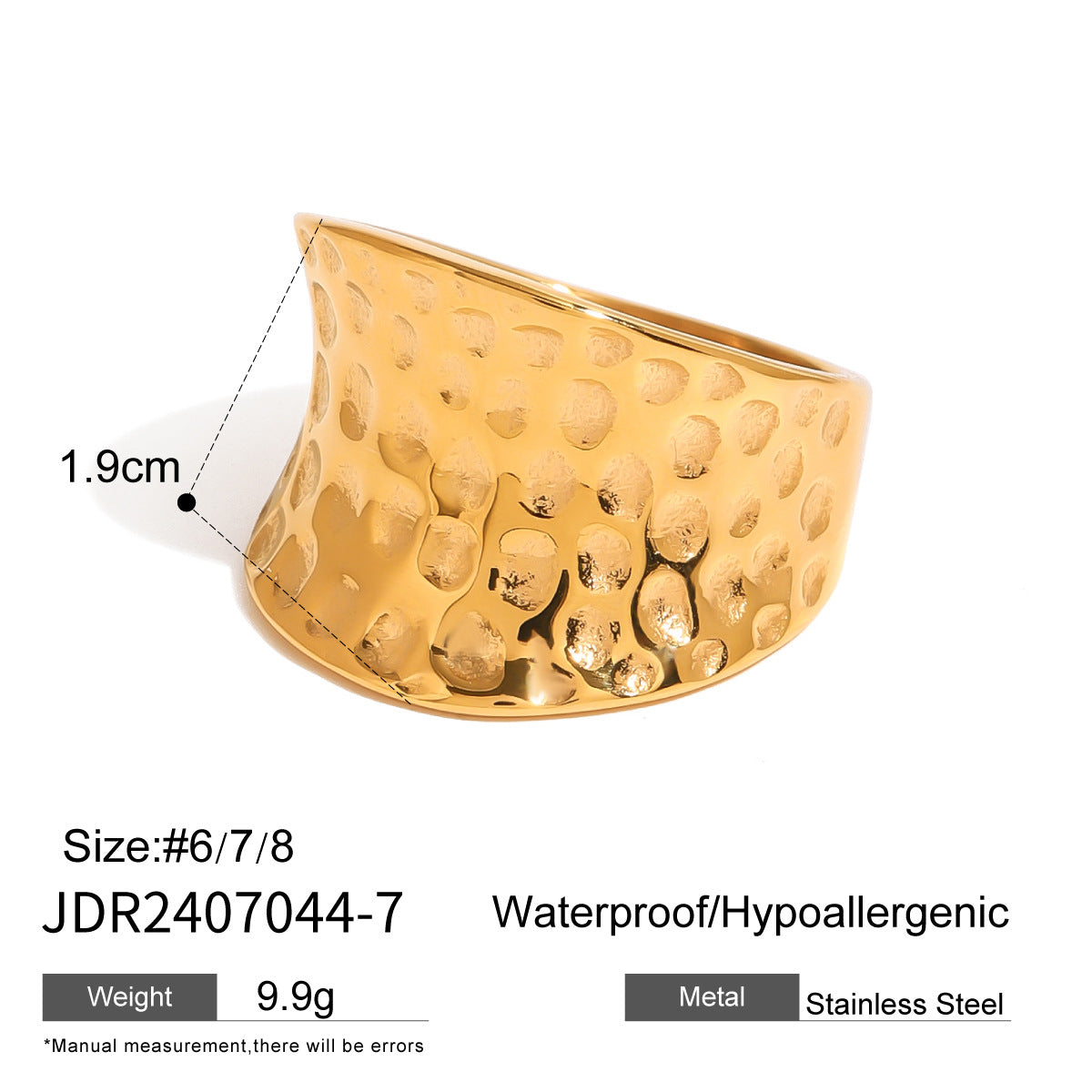 Zamari Pearl Gold Statement Ring - JDR2407044-7 [UNBONWC8]