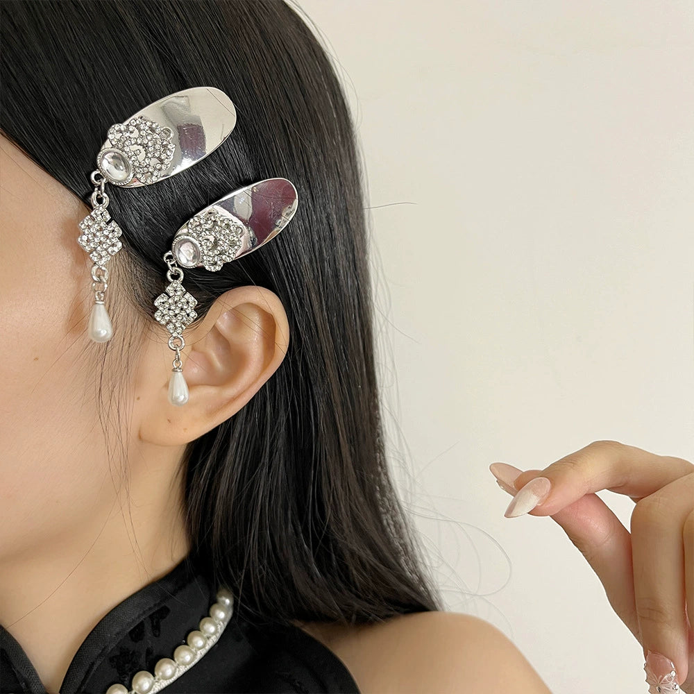 Aliza Palace Tassel Hairpin - Silver Pair [VVFK9B74]