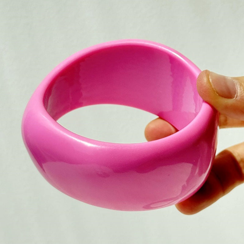 Leilany Oval Resin Bracelet - Purple [JPHJP0D0]