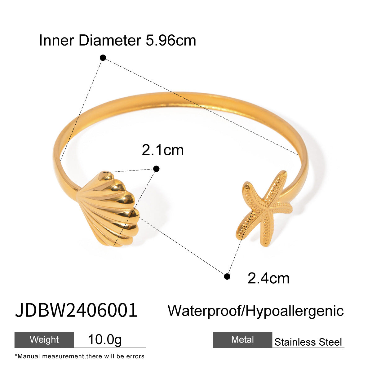 Hera Starfish Shell Choker - JDBW2406001 [Q62HY3QU]