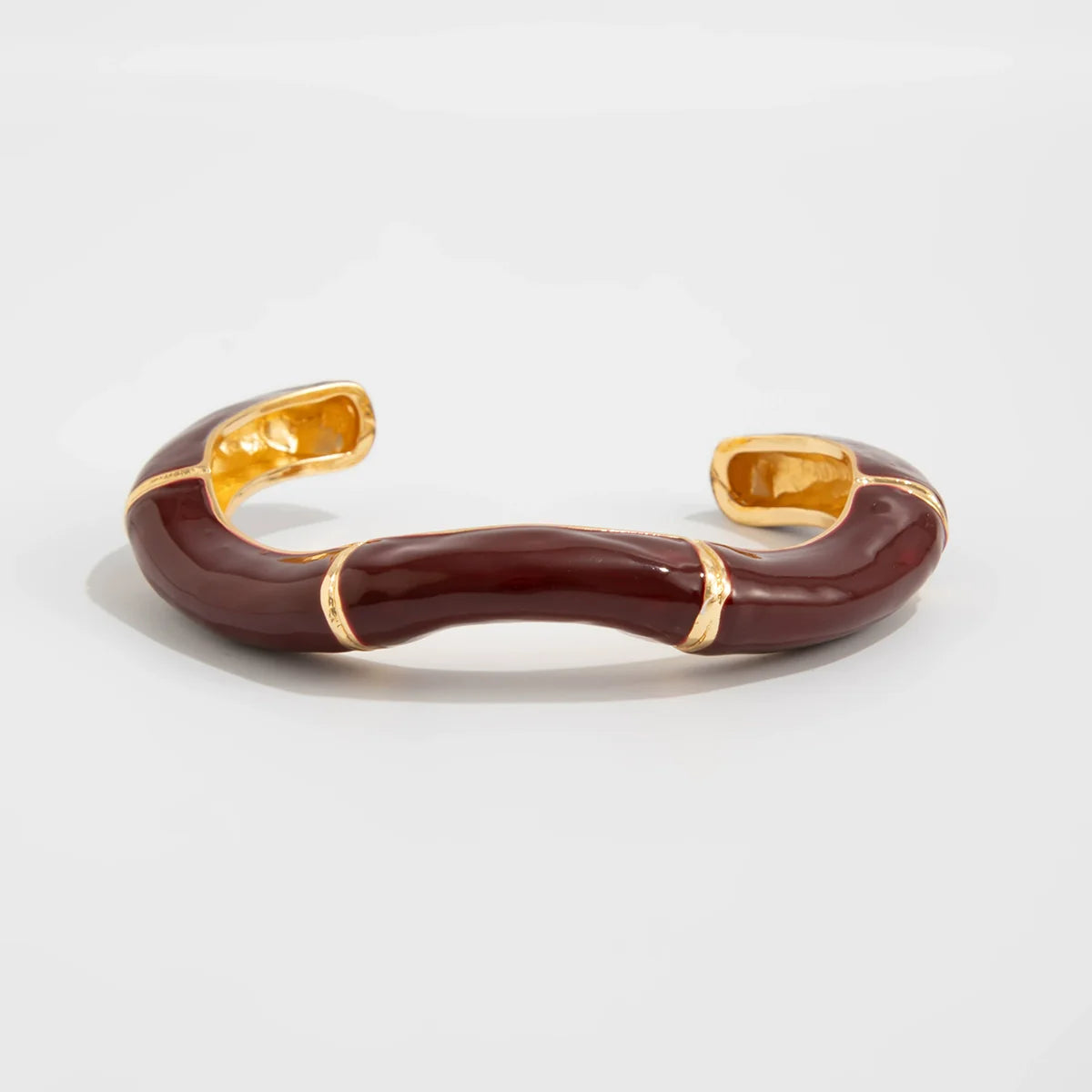 Alliyah Fluid Wave Cuff - Red Narrow