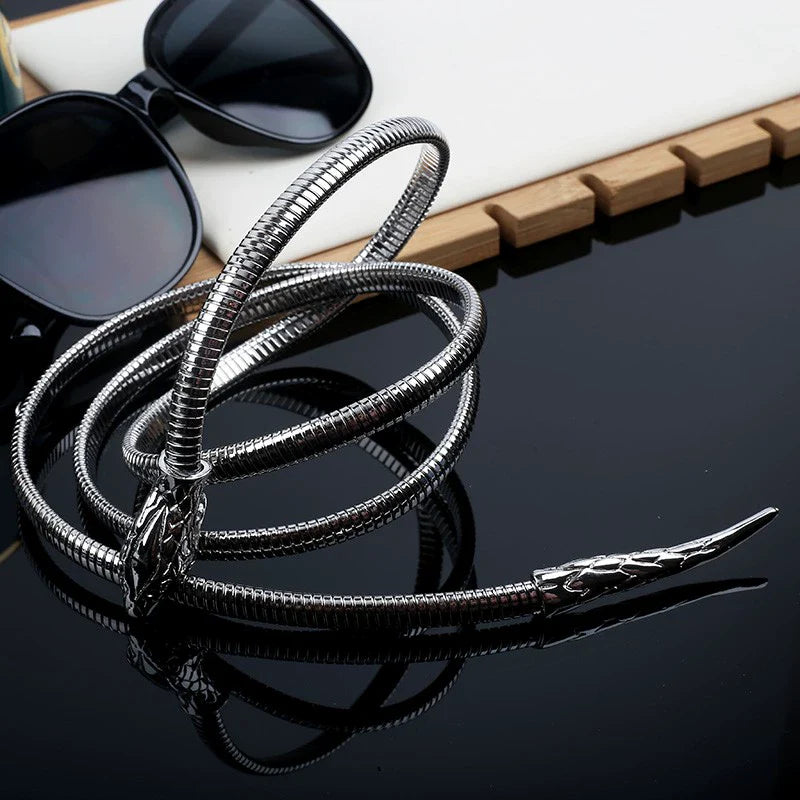 Jayne Serpent Multi-Wear Chain - Silver