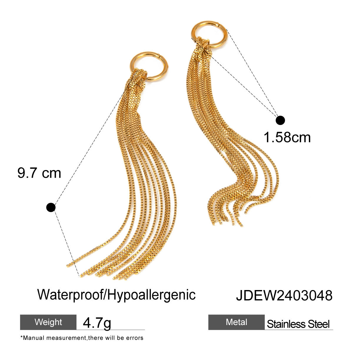 Skarlett Statement Tassel Earrings - JDEW2403048 [7H7F0EPN]