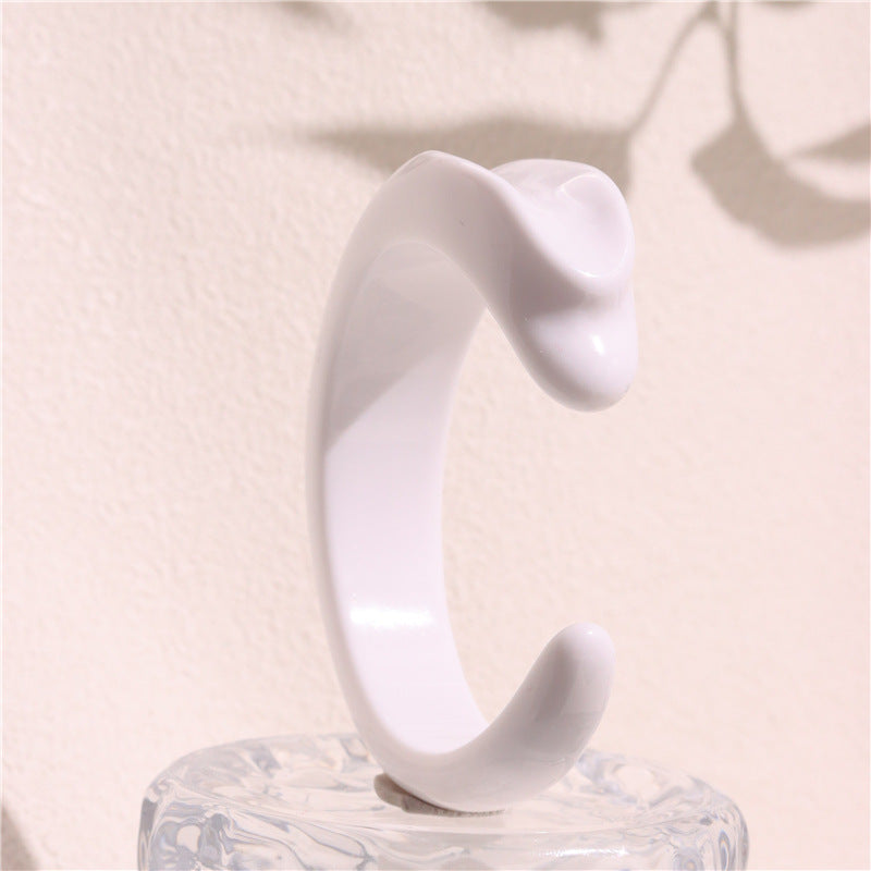 Vada Sculptural Resin Bracelet - E [75LFGAKZ]