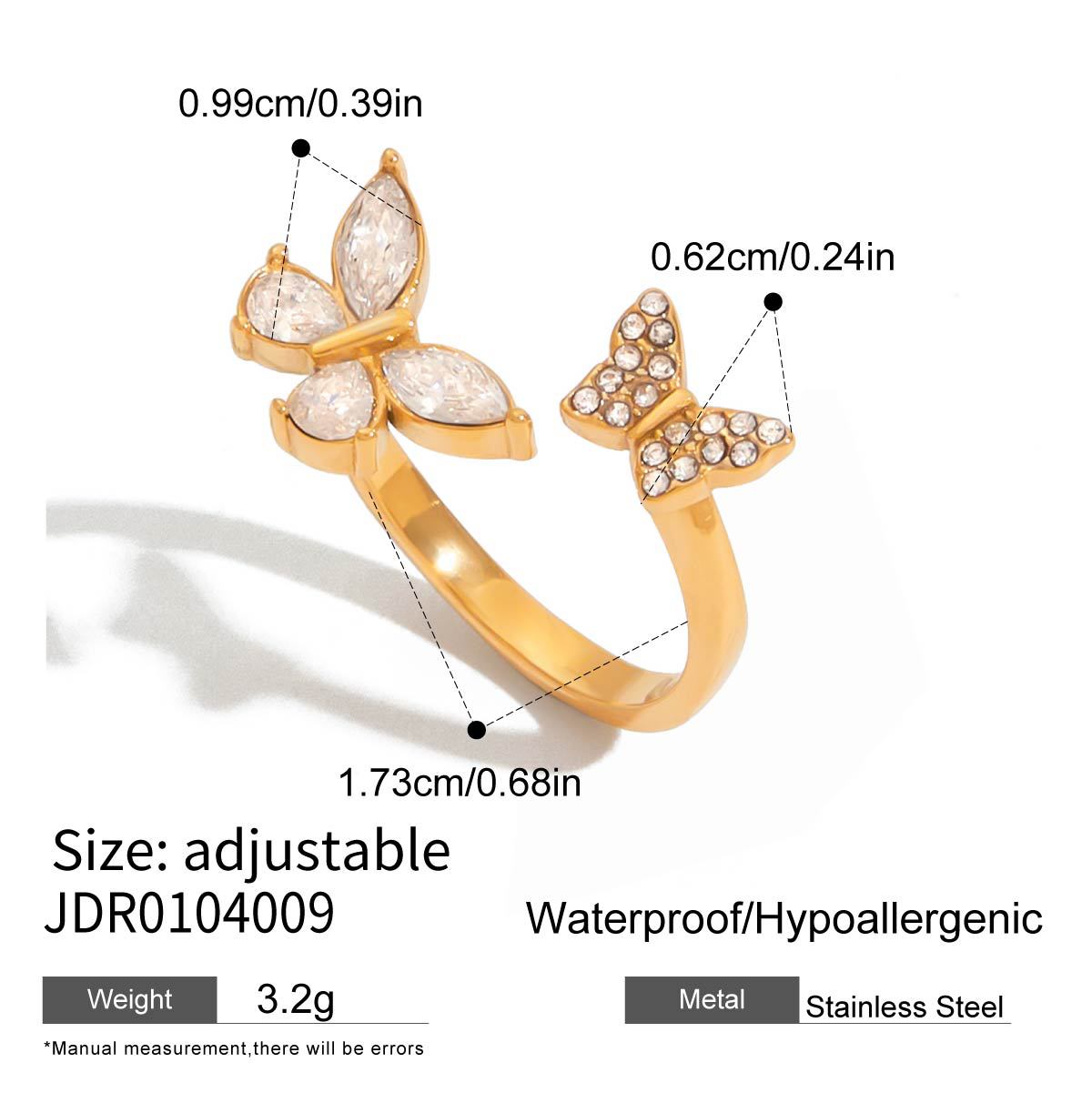 Liza Pearl Butterfly Ring - Butterfly Ring [F3W40TOJ]
