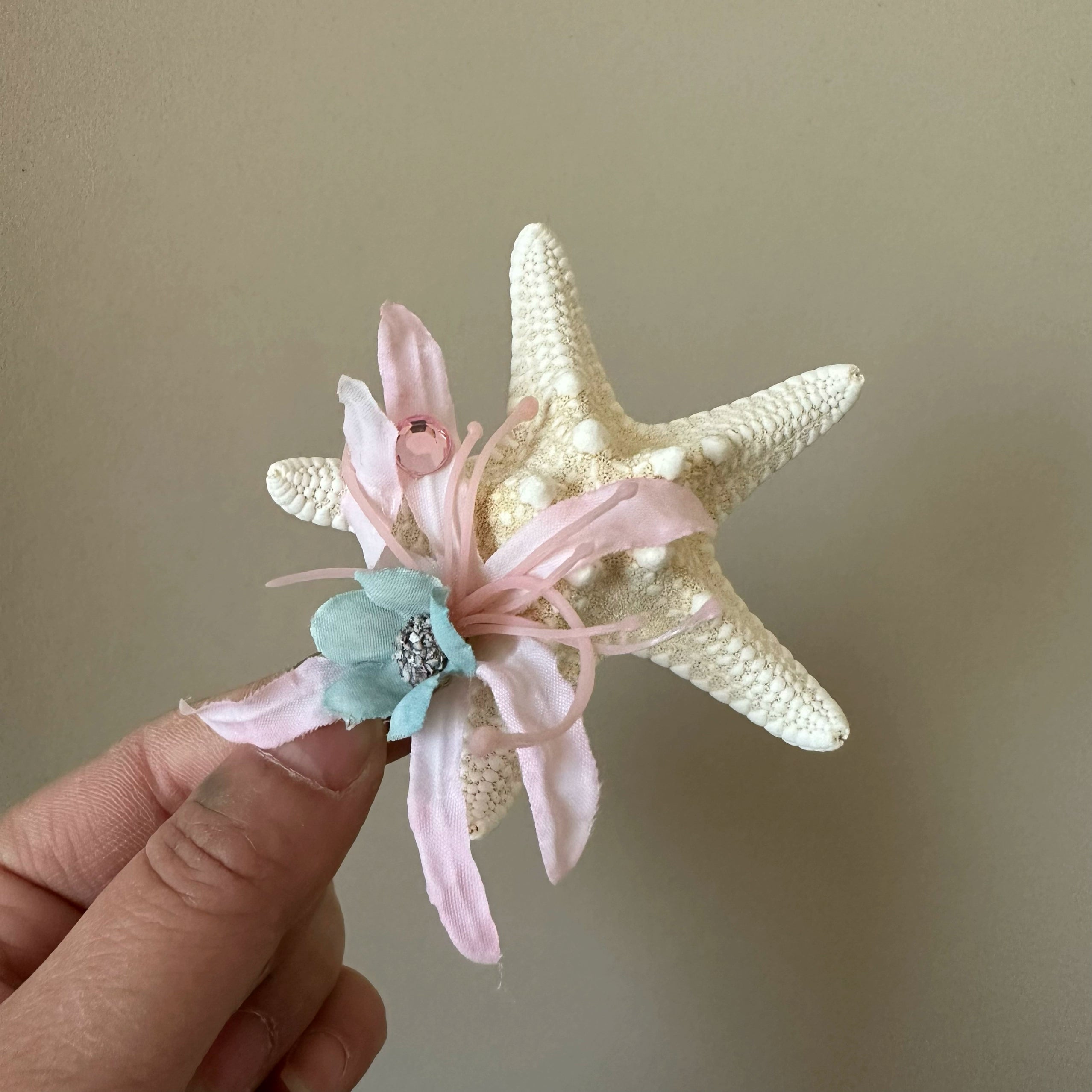 Arley Starfish Floral Clip - Pink Side Clip [4WZVMJ10]