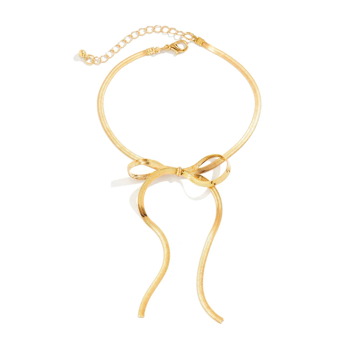 Harmonee Bowknot Butterfly Anklet - Gold