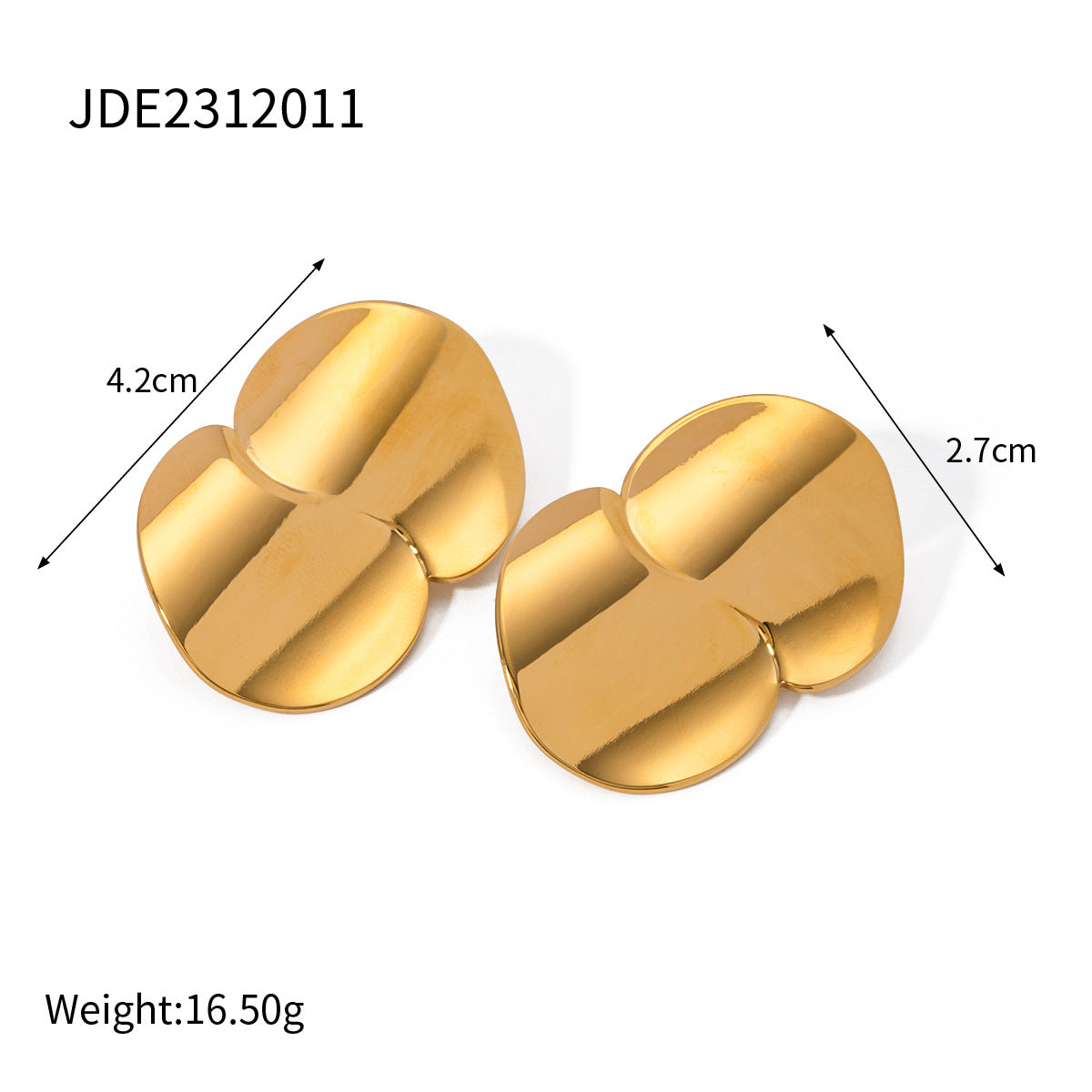 Aleyna Starfish Hoop Earrings - JDE2312011 [7Y8Y4BY2]