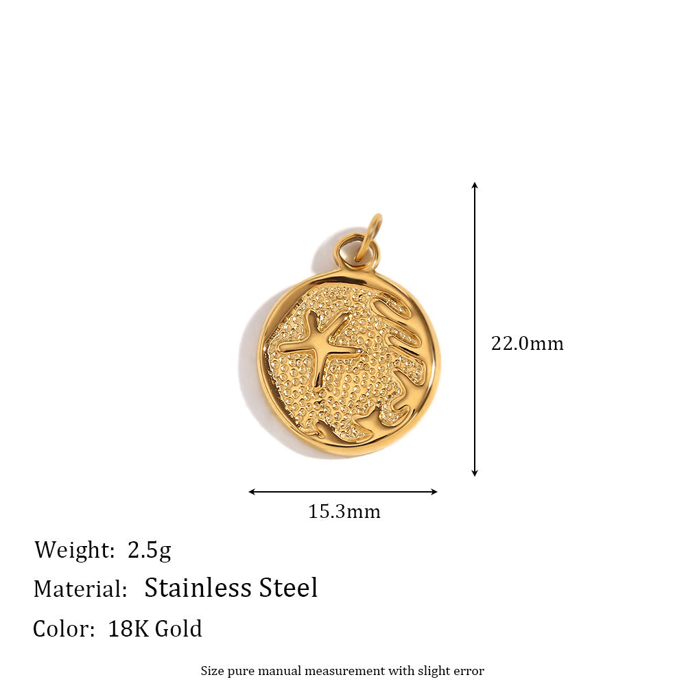 Kayce Geometric Charm Pendants - Walking Starfish Pendant [T93DZ7O9]