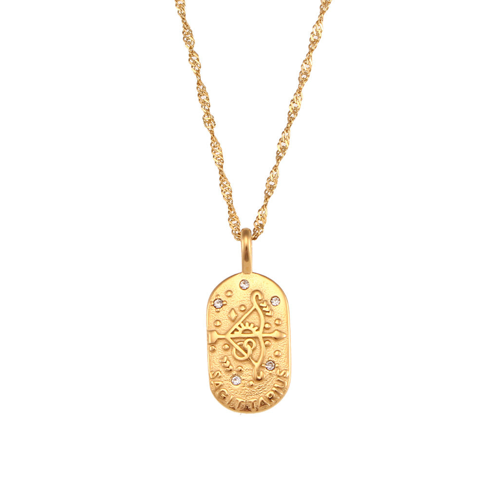Eli Constellation Pendant Necklace - Sagittarius [9VFRS2BM]