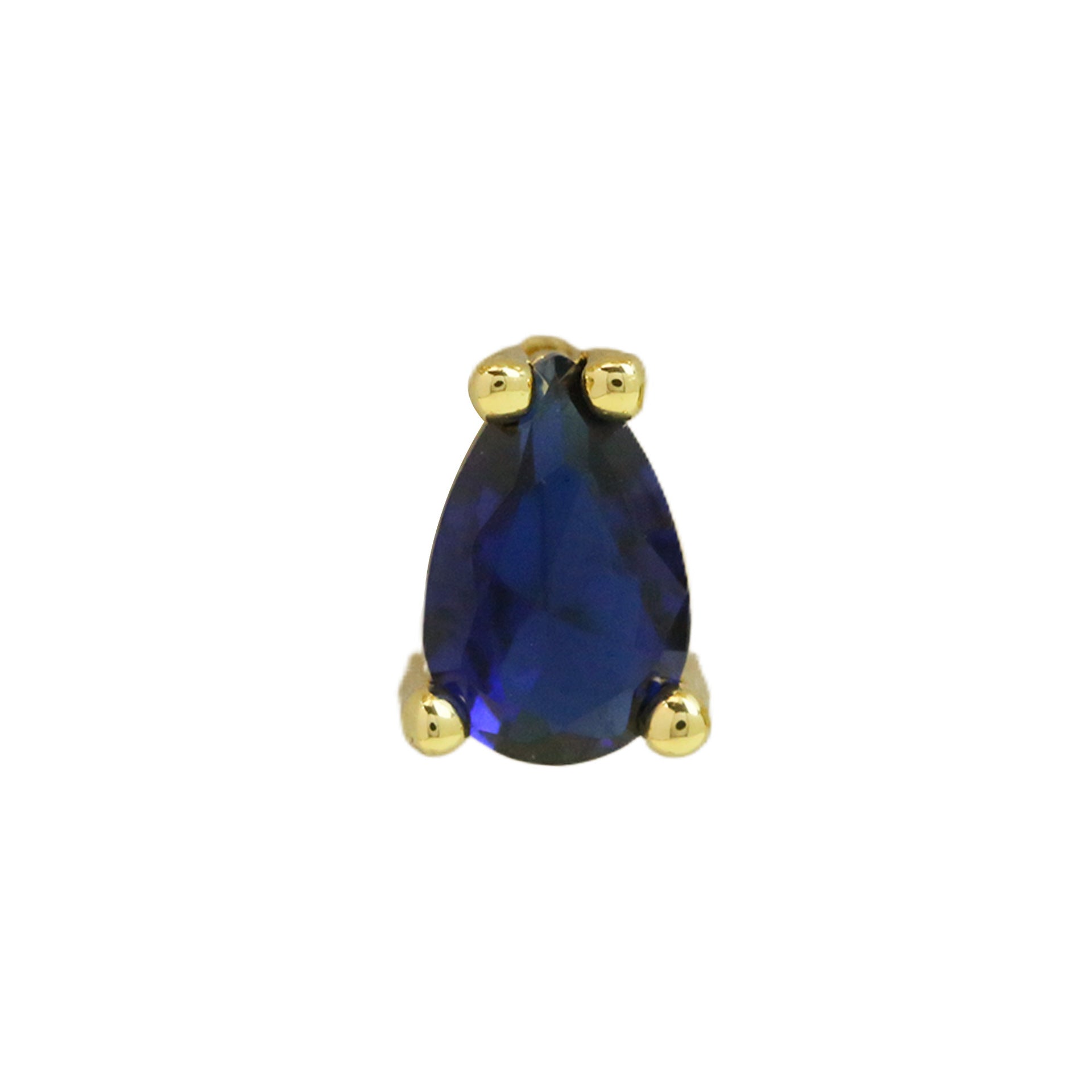 Kynsley Gold Charm Necklace - September Birthstone Drop [90AC1ML2]
