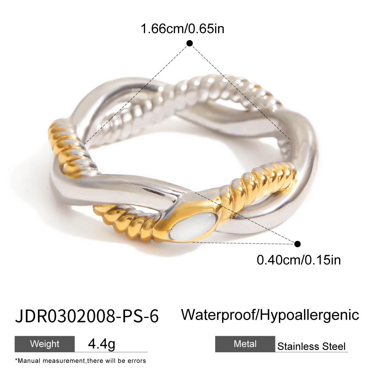 Breana Serpent Coil Ring - JDR0302008-PS-6 [TQWIVWSM]