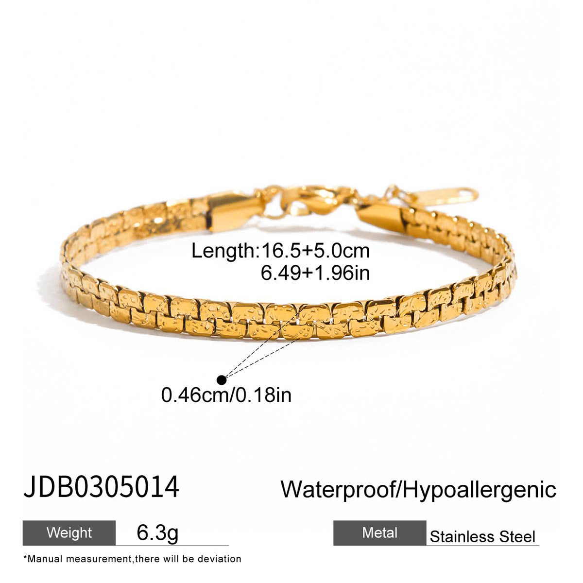 Davina Sand Gold Cuff Bracelet - JDB0305014 [EXWR33ZA]