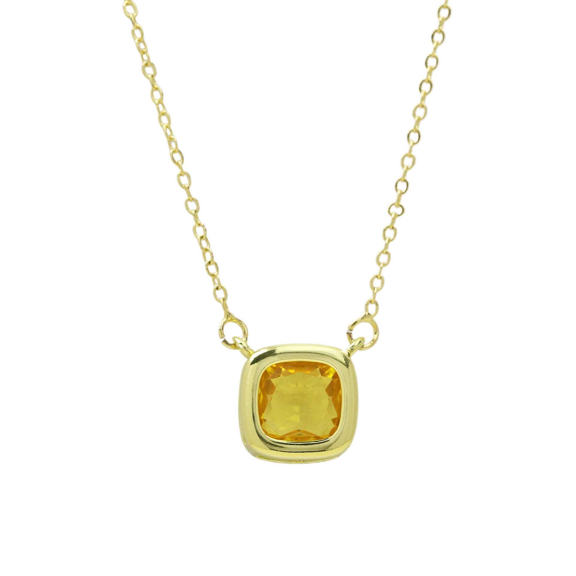 Nairobi Geometric Birthstone Necklace - November Birthstone [2N361YVV]