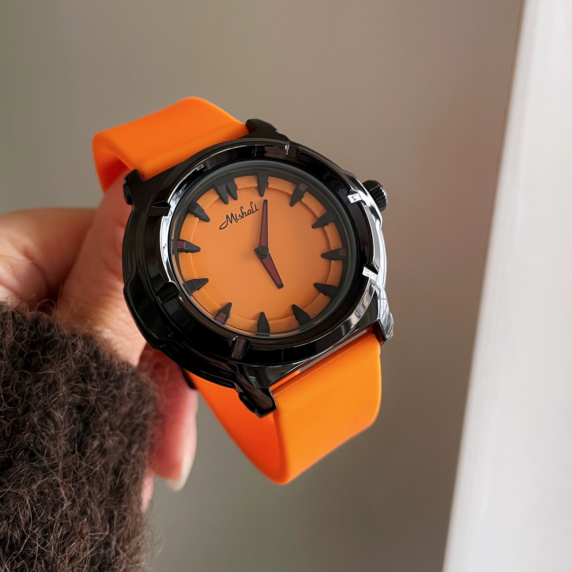 Giselle Bold Contrast Watch - Sunset Orange [TBU4SGJZ]