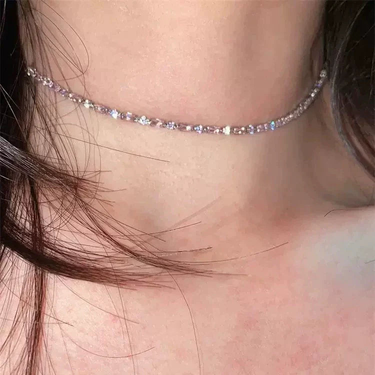Emma Celestial Zircon Necklace - Pink Zircon Necklace