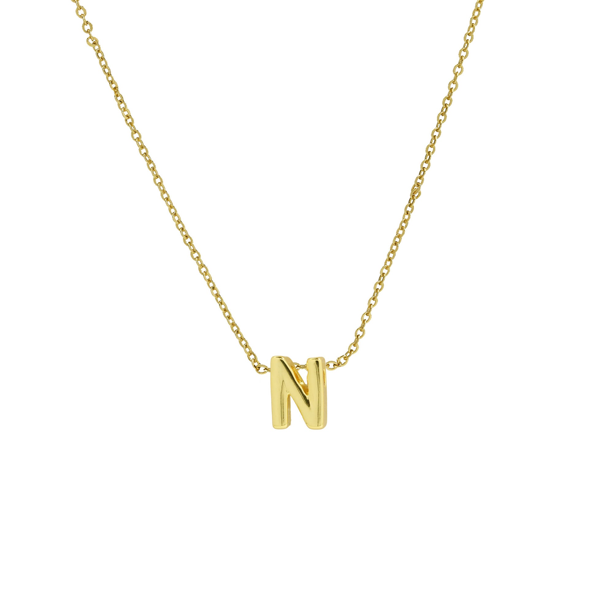 Agnes Initial Pendant Necklace - N [J4K50VYK]