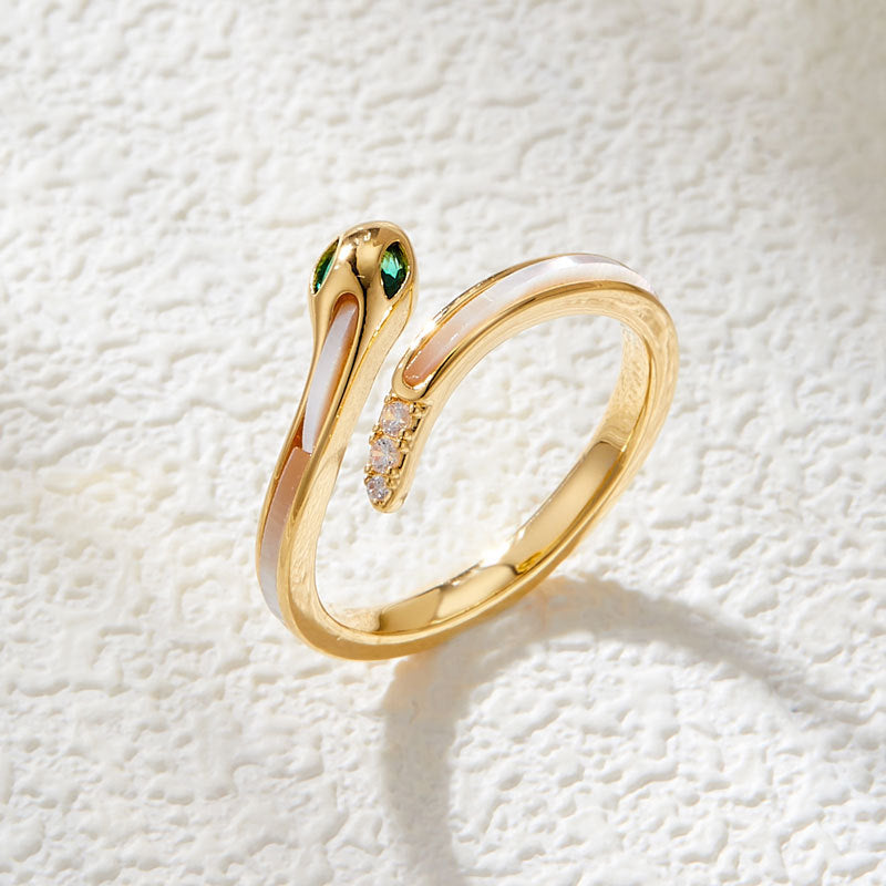 Lady Red Serpent Open Ring - R14487T201 [WG3IP8HE]