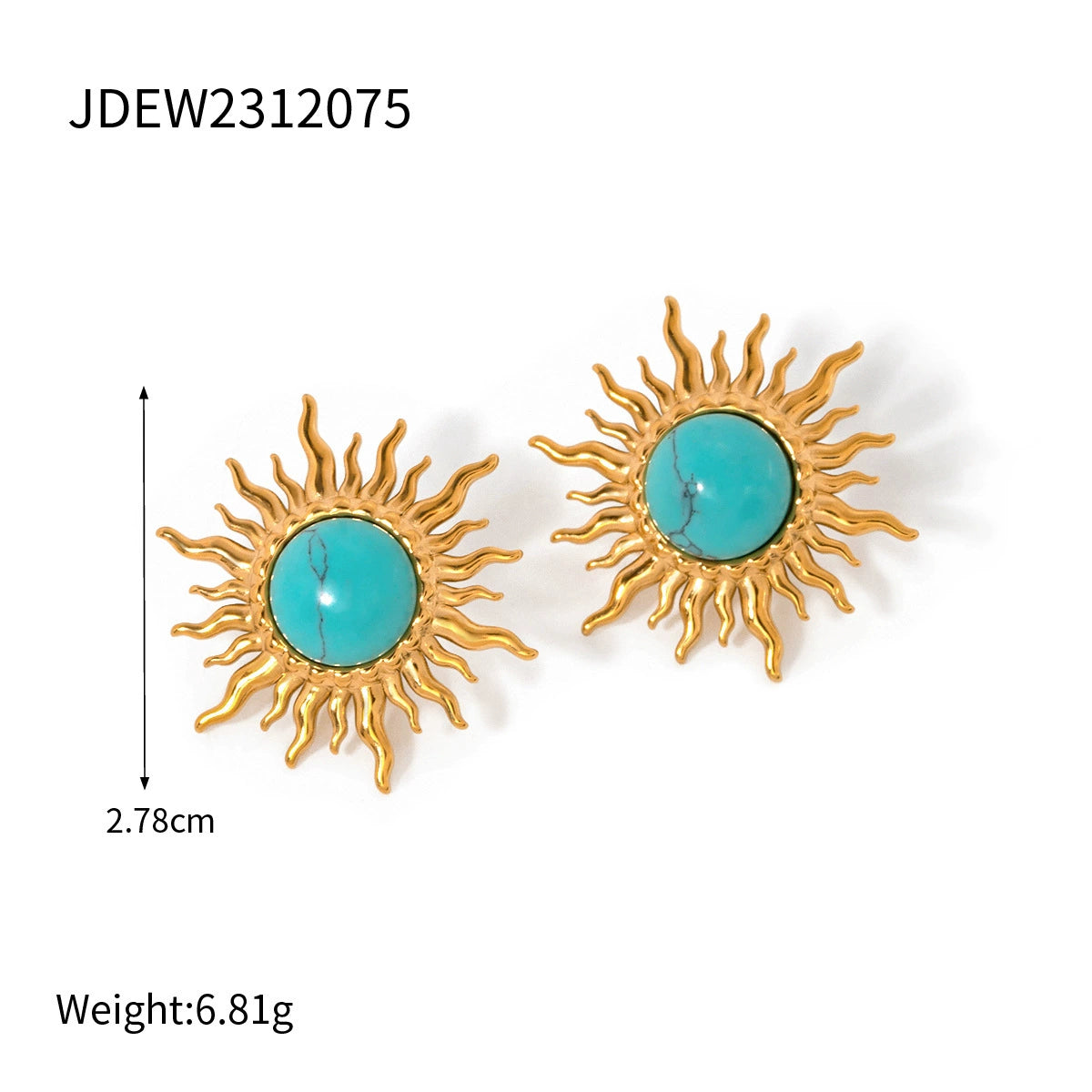 Scotland Celestial Stone Earrings - JDEW2312075 [N62VP0E0]