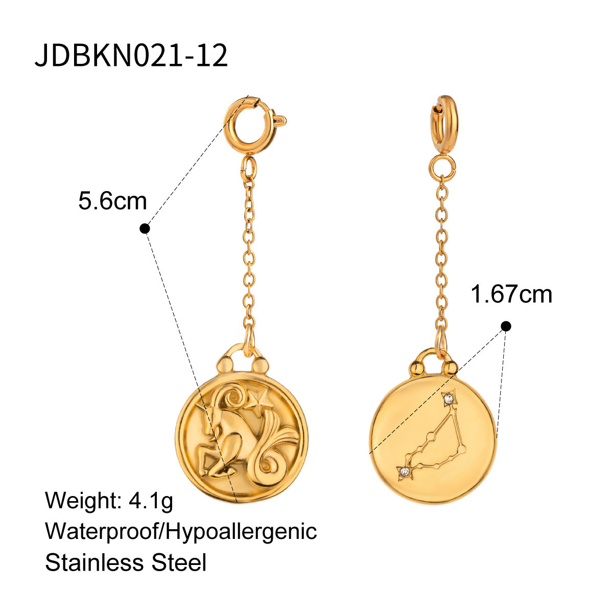 Franki Bikini Charms - JDBKN021-12 [GA14YO11]
