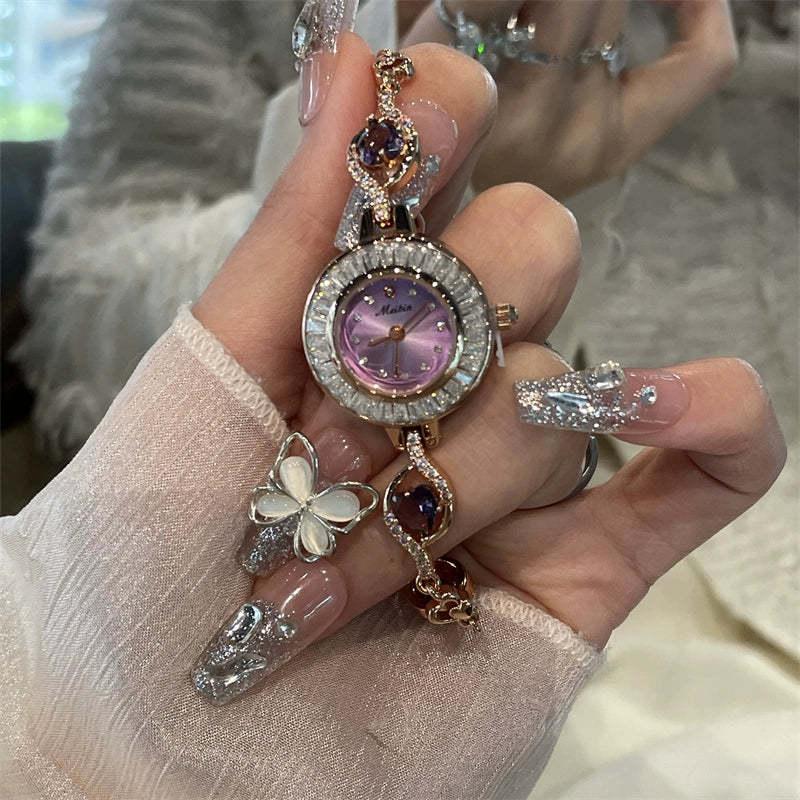 Renatta Petite Bracelet Watch - Purple [154E723D]